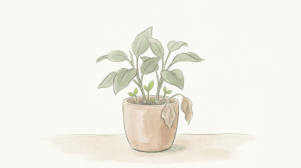 Hand-drawn illustration for Living with Chronic Illness: The Emotional Reality of Health Challenges