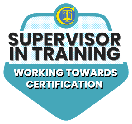 Supervisor in Training – working towards certification